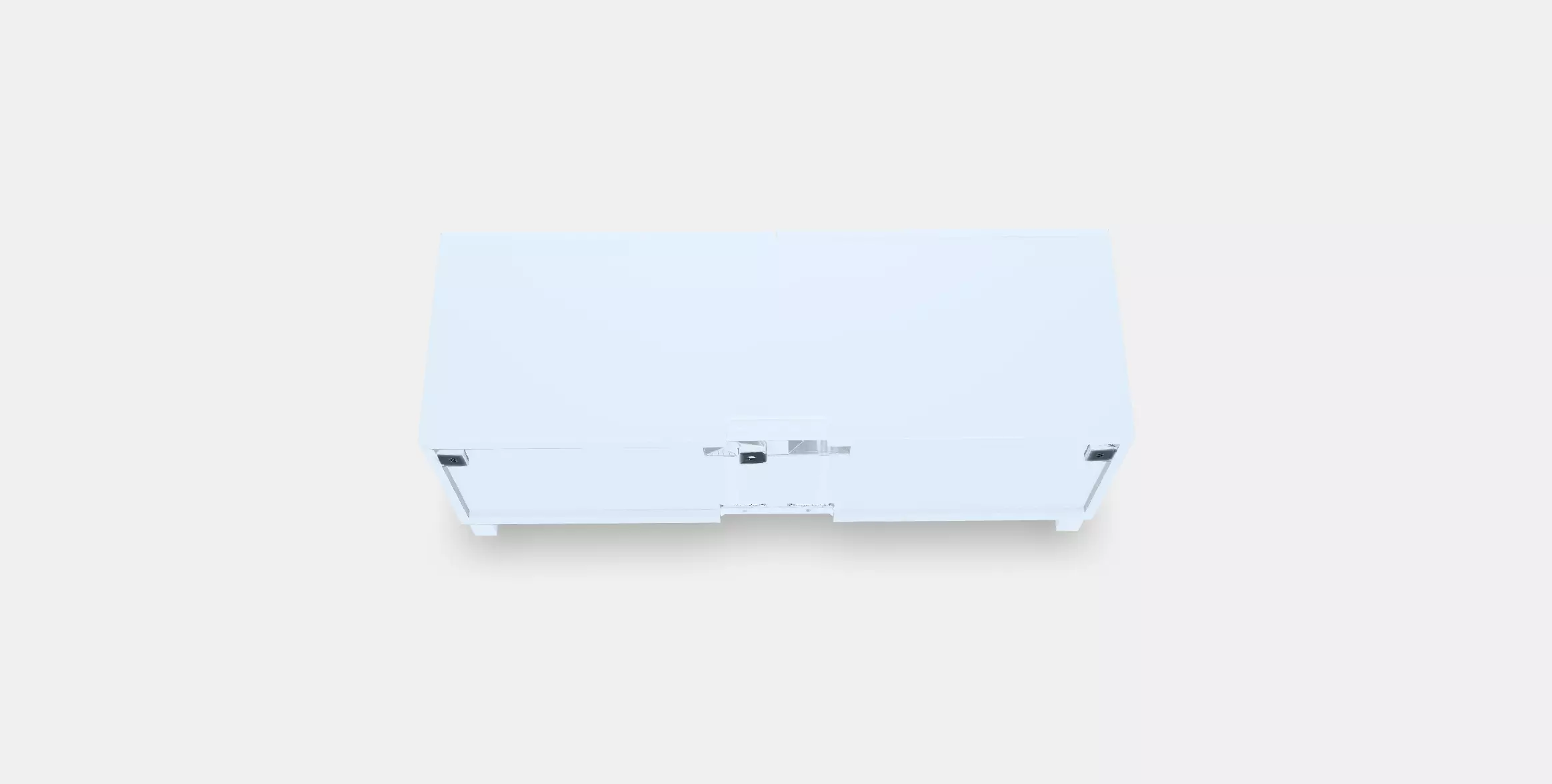 BESTA TV bench with doors 2 Low-poly 3D model_0