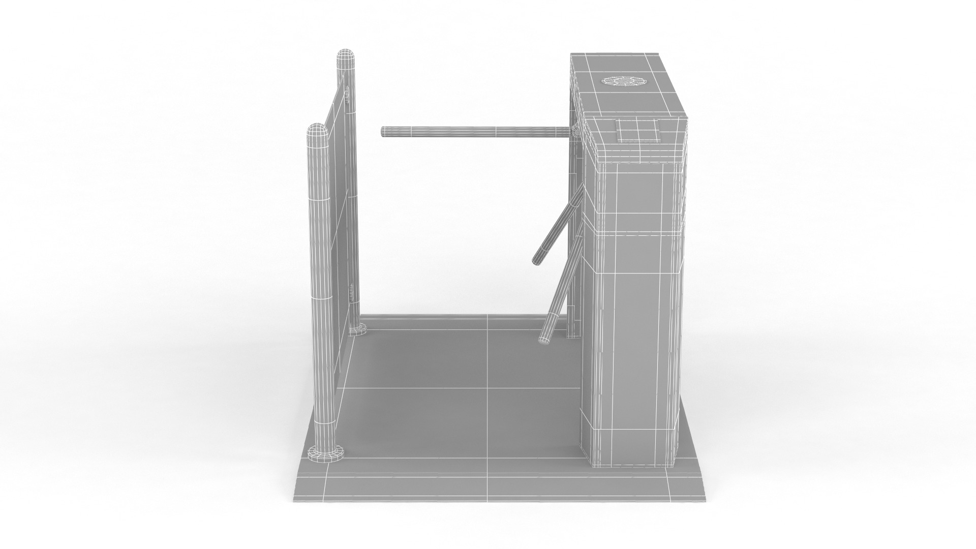 Turnstile Gate 3D model_6