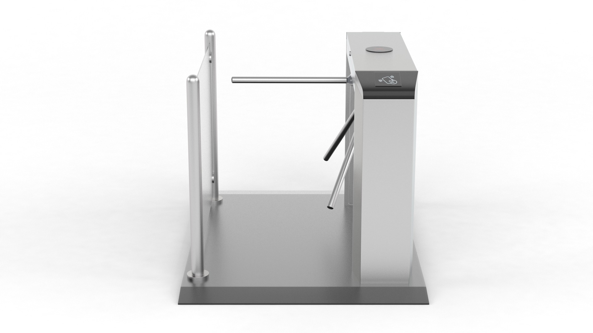 Turnstile Gate 3D model_1