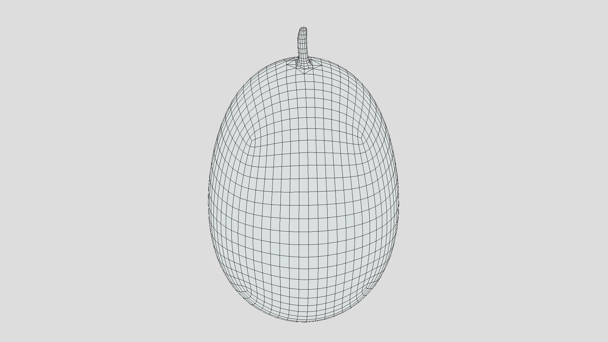 Kumquat Low Poly Low-poly 3D model_5