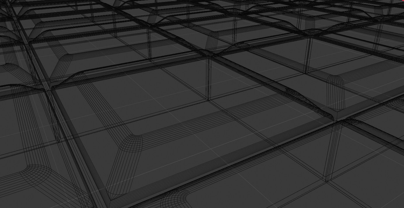 Chocolate Bar Tile Low-poly 3D model_3