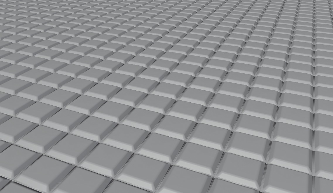 Chocolate Bar Tile Low-poly 3D model_2