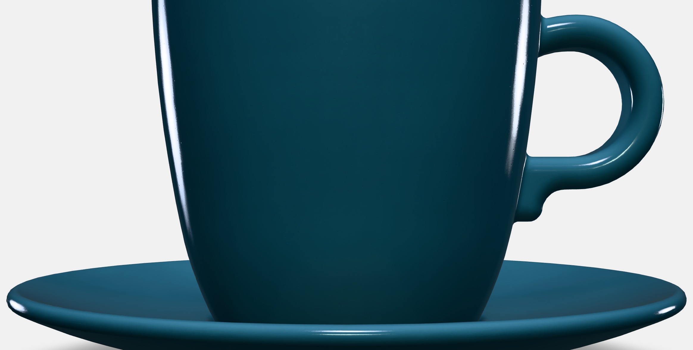 FARGKLAR Cup with saucer Low-poly 3D model_10