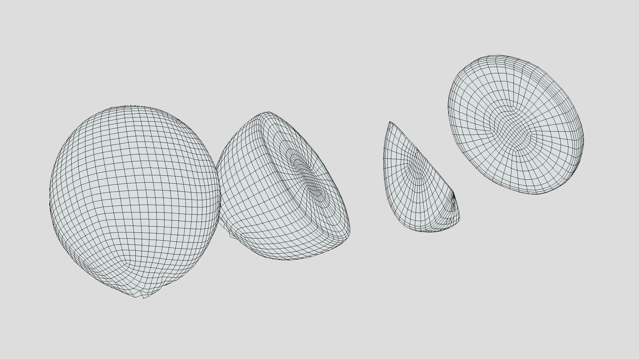 Lime Green Set Low Poly Low-poly 3D model_9