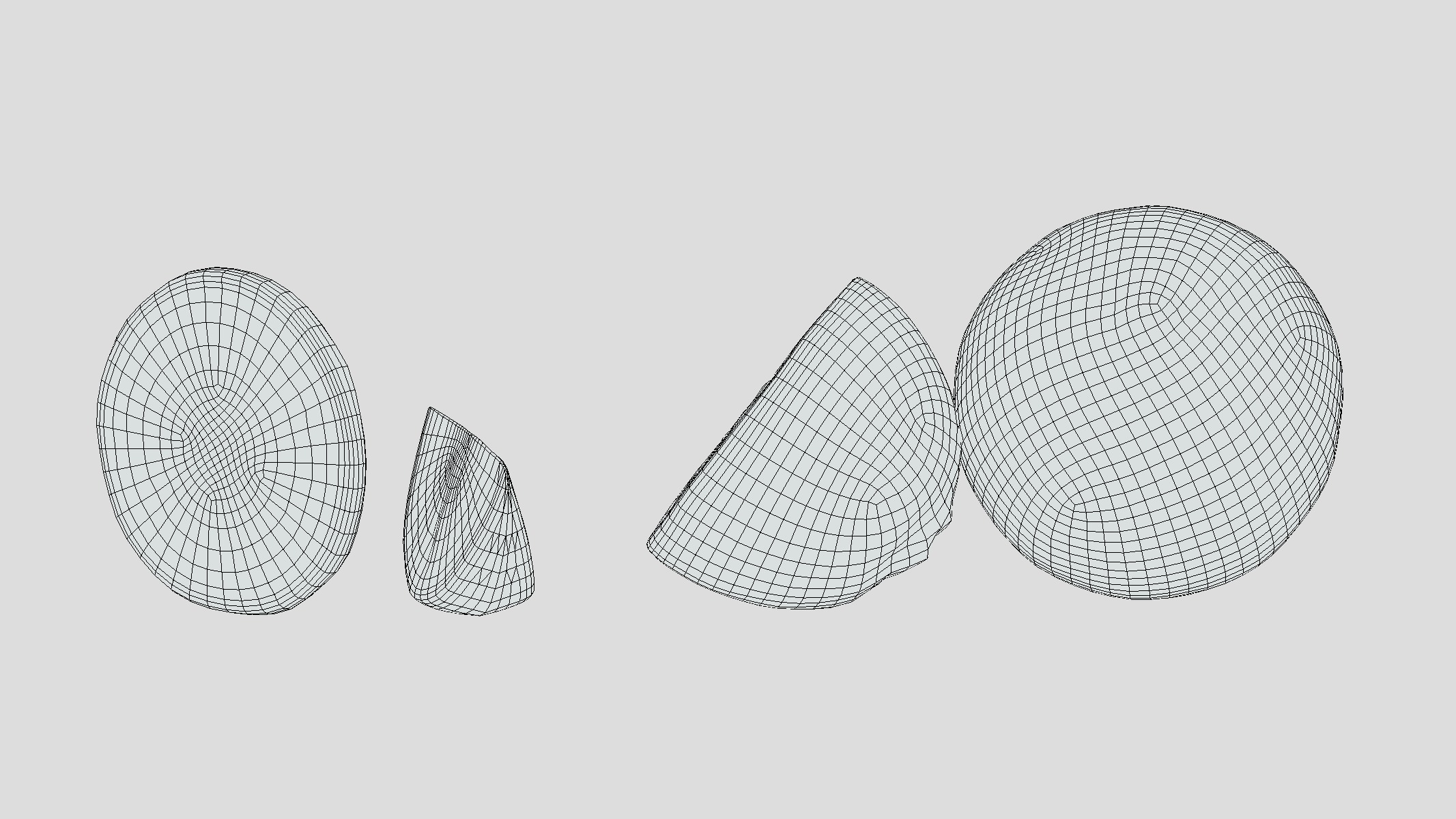 Lime Green Set Low Poly Low-poly 3D model_7