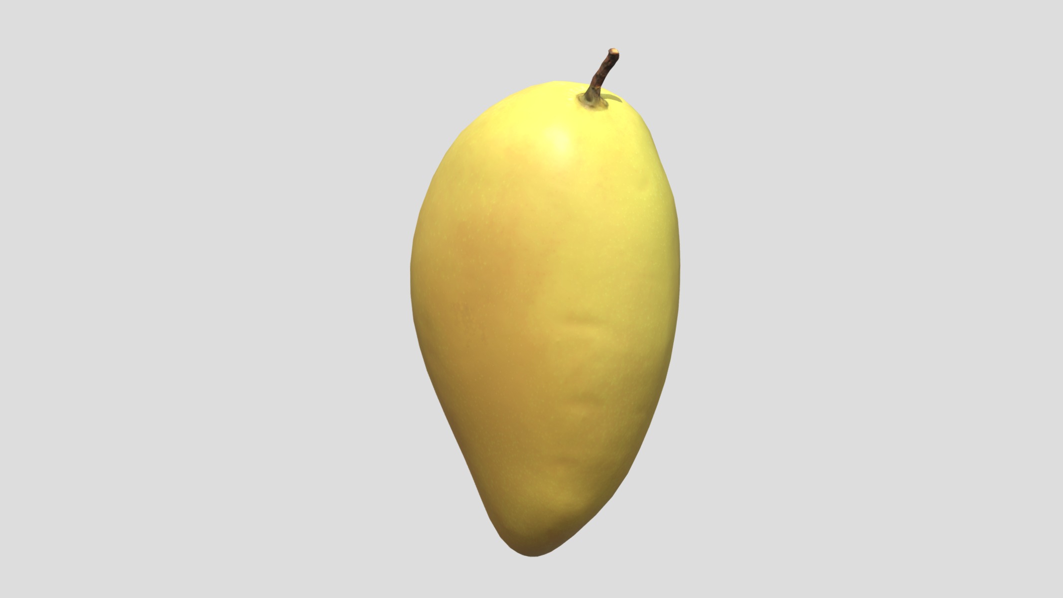 Mango Low Poly Low-poly 3D model_4