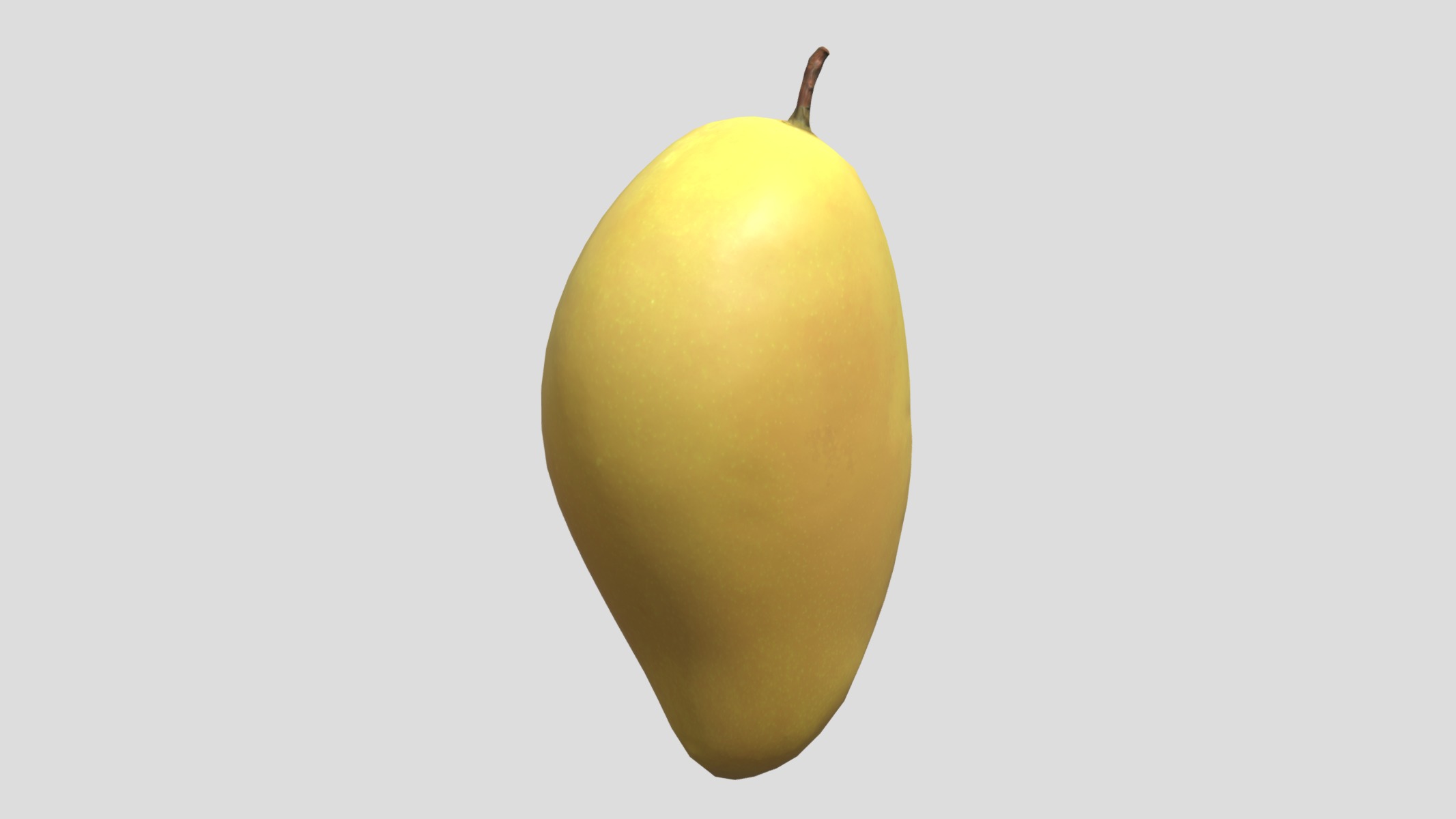 Mango Low Poly Low-poly 3D model_2