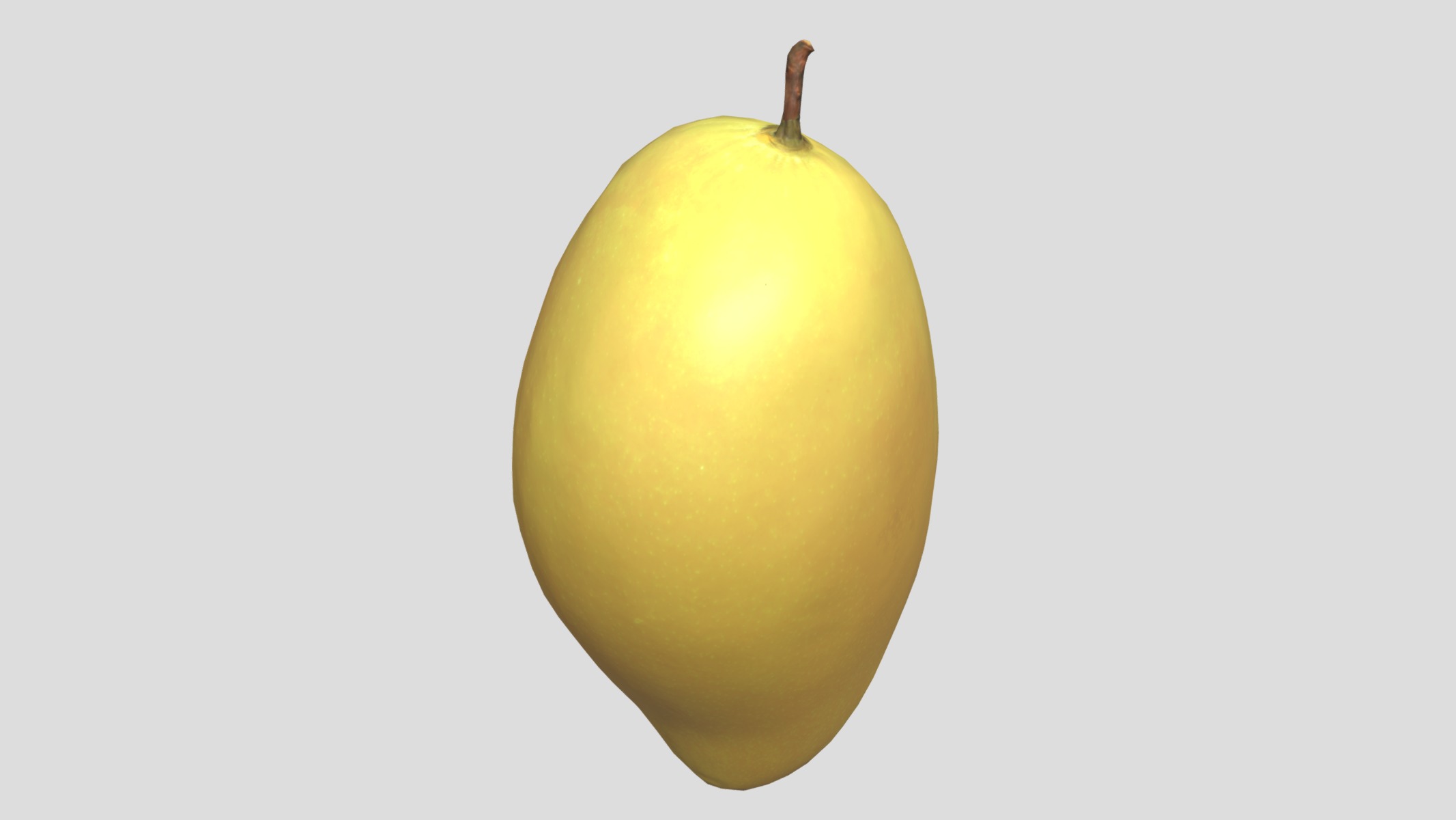 Mango Low Poly Low-poly 3D model_8