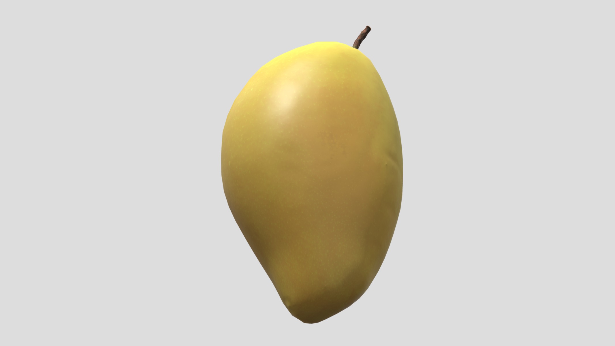 Mango Low Poly Low-poly 3D model_10