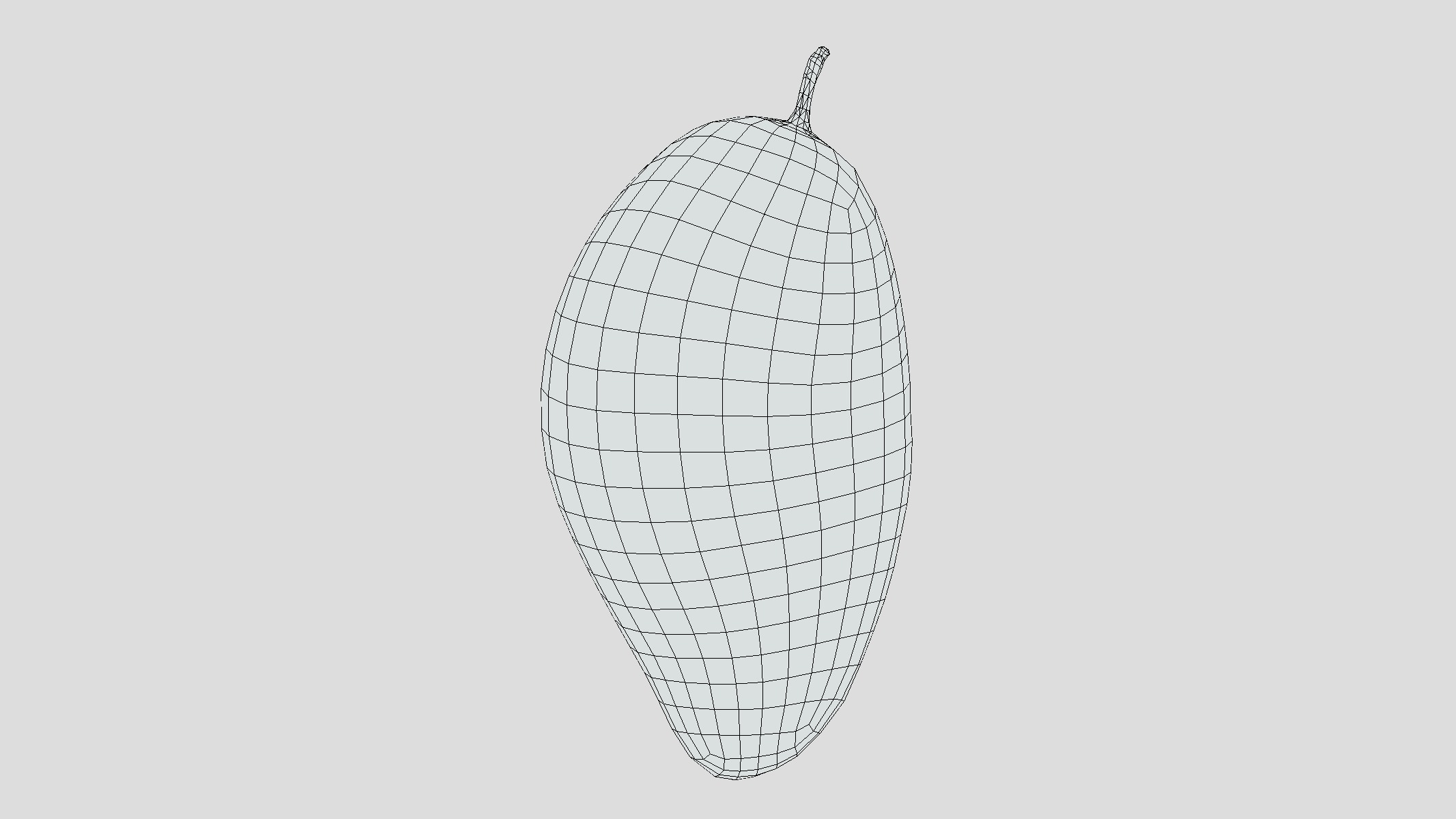 Mango Low Poly Low-poly 3D model_3
