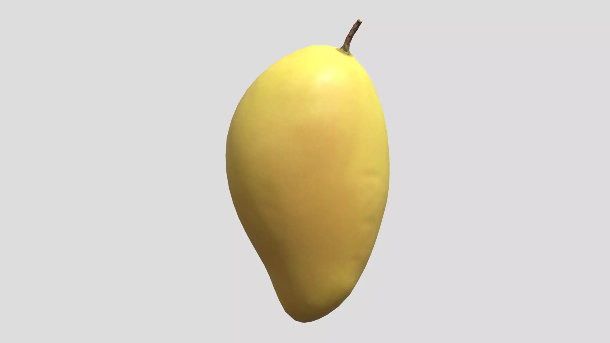 Mango Low Poly Low-poly 3D model_0