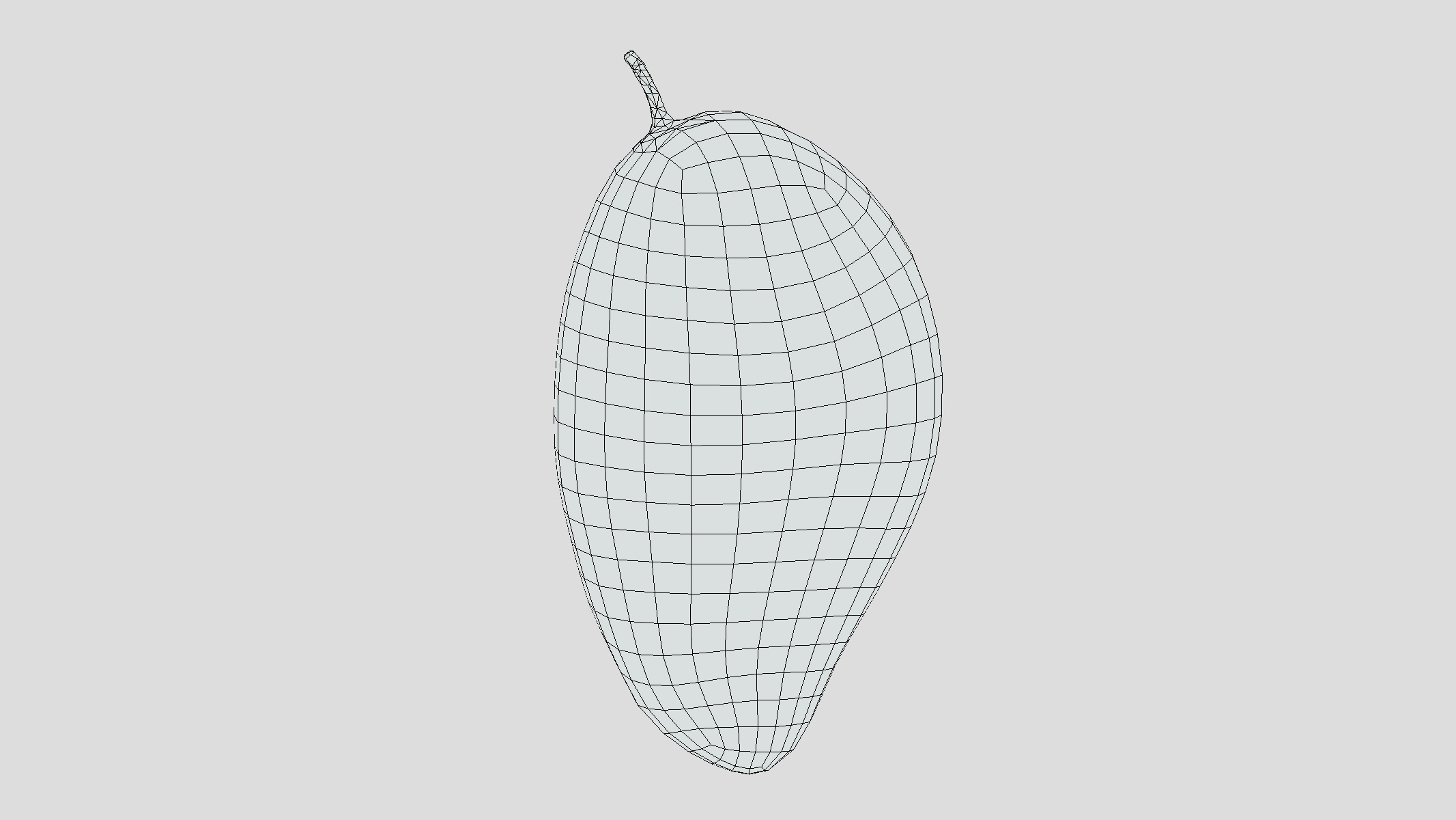 Mango Low Poly Low-poly 3D model_7