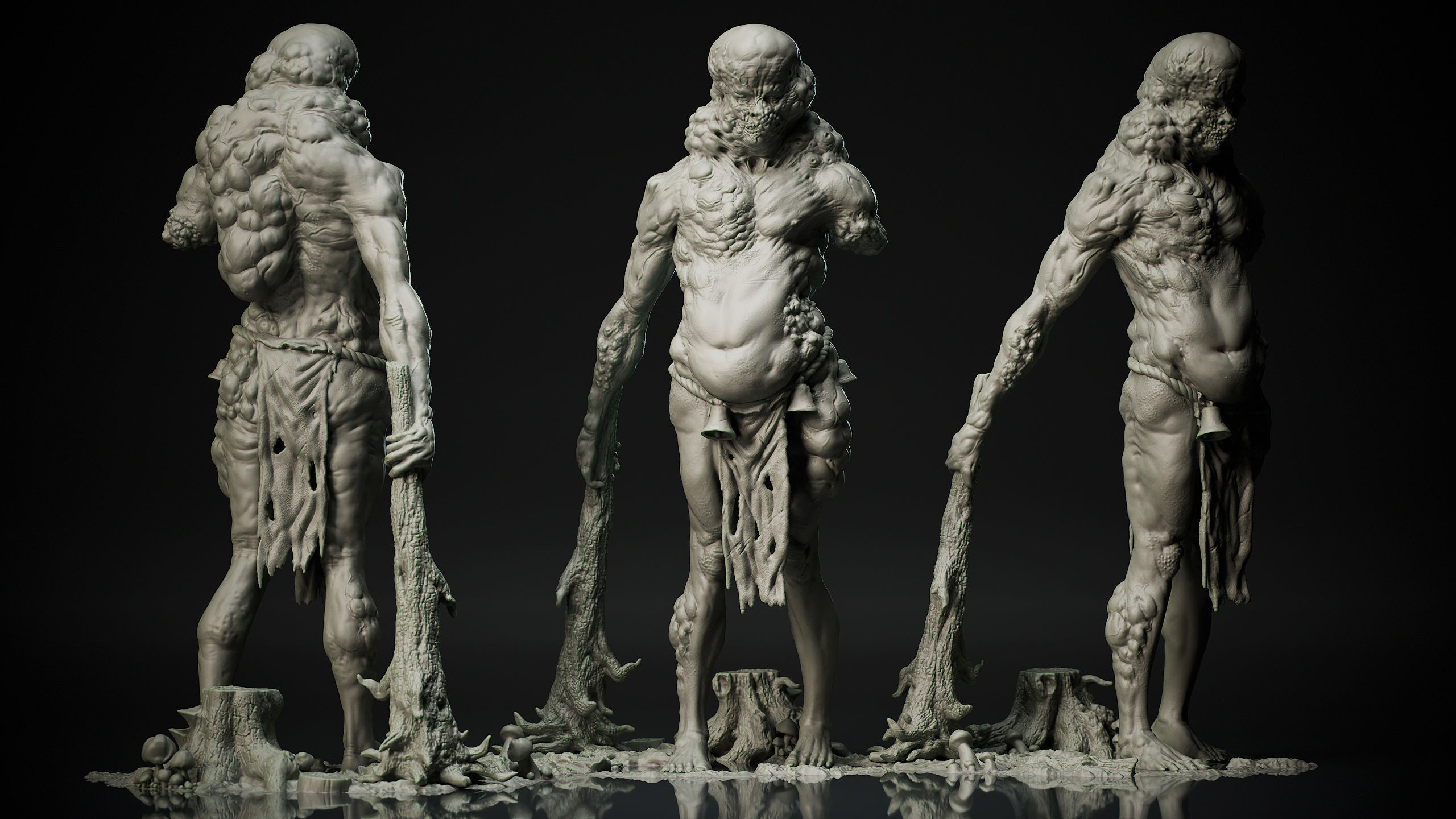 Plague Giant 3D print model_2