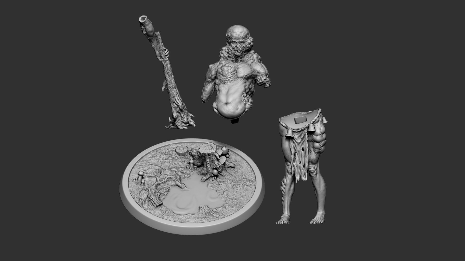 Plague Giant 3D print model_3