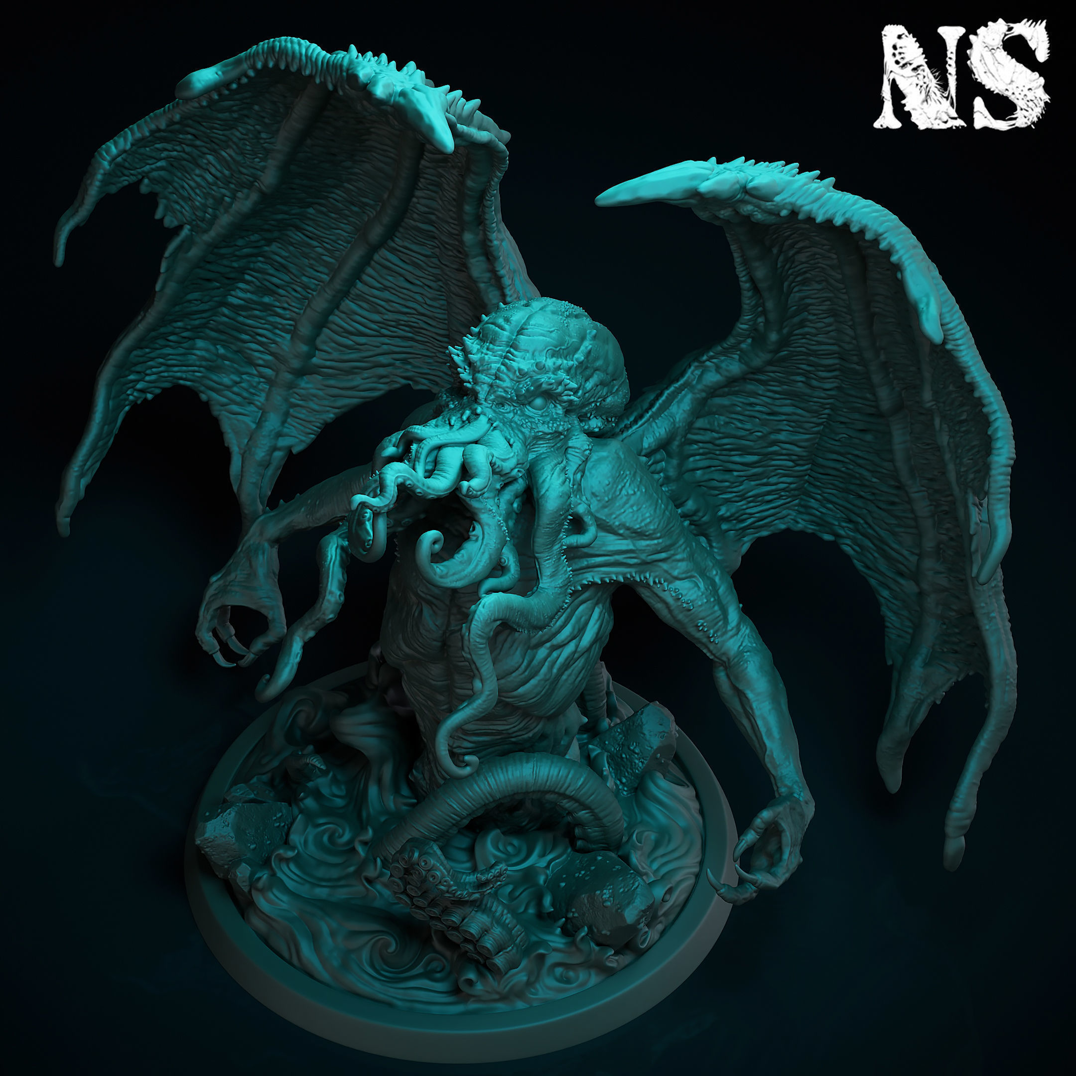 Cthulhu - The Great Old One 3D print model_3
