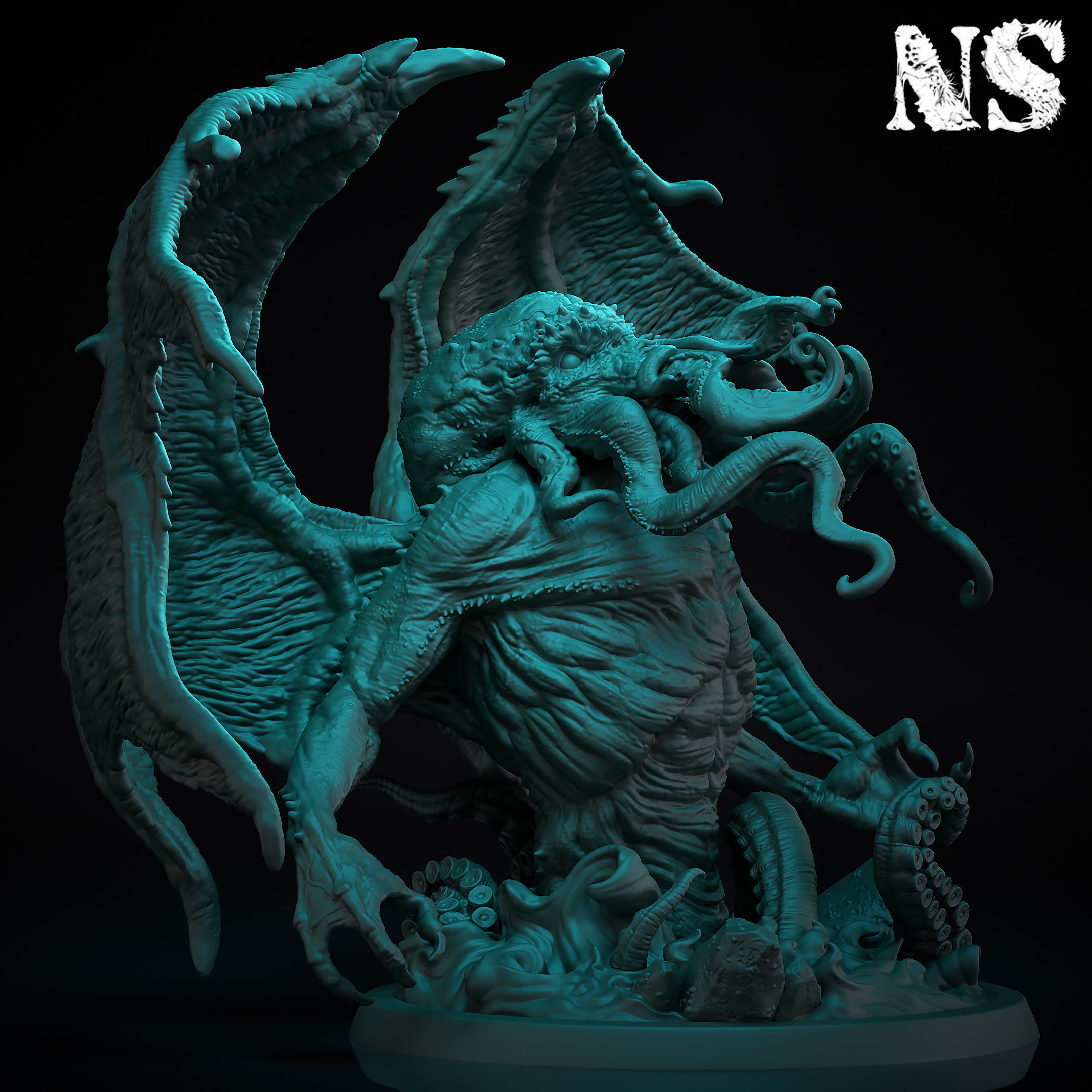 Cthulhu - The Great Old One 3D print model_1