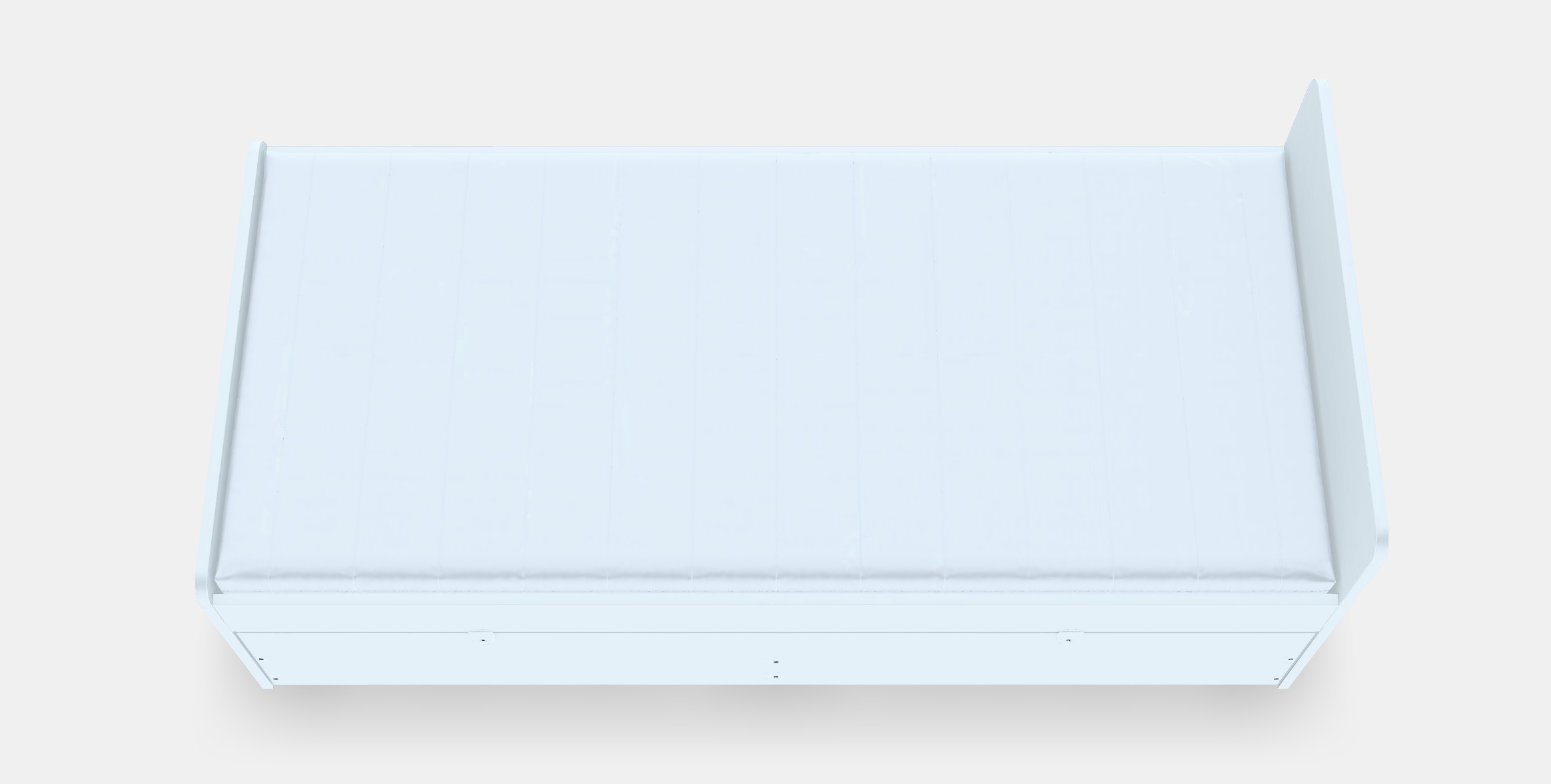 SLAKT Bed frame with underbed and storage 1 Low-poly 3D model_4