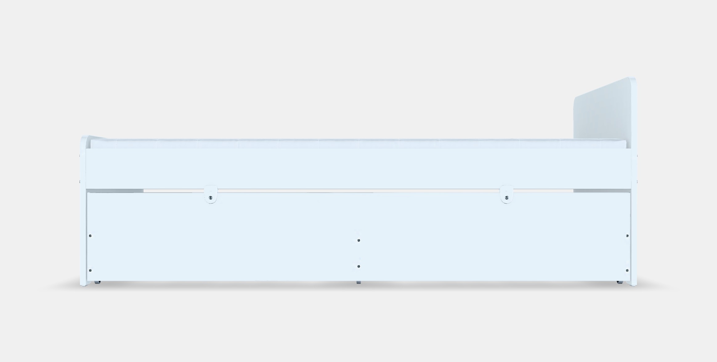 SLAKT Bed frame with underbed and storage 1 Low-poly 3D model_15