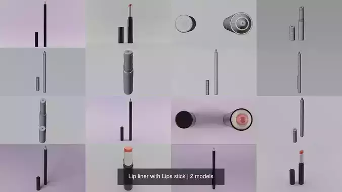 Lip liner with Lips stick