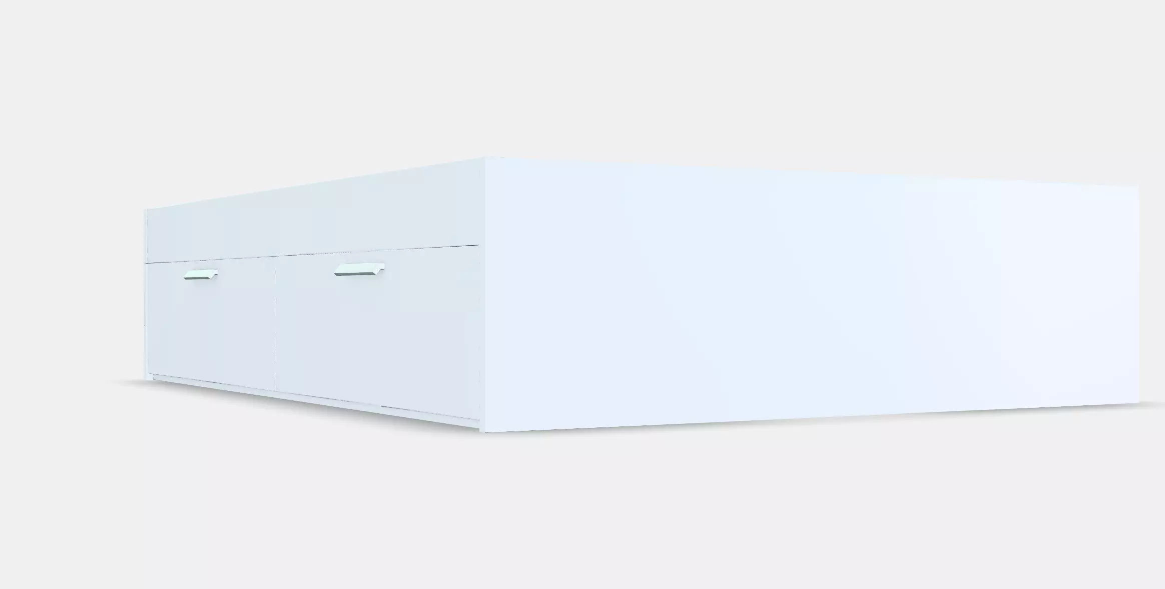 BRIMNES Bed frame with storage 13 1 Low-poly 3D model