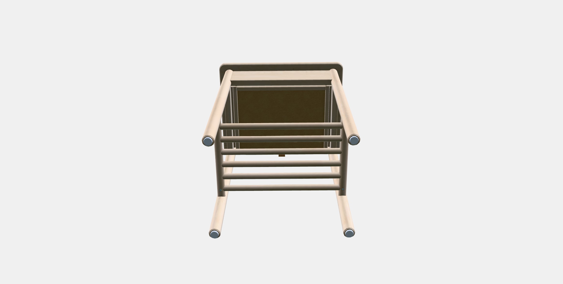 BJORKSNAS Bedside table Low-poly 3D model_7