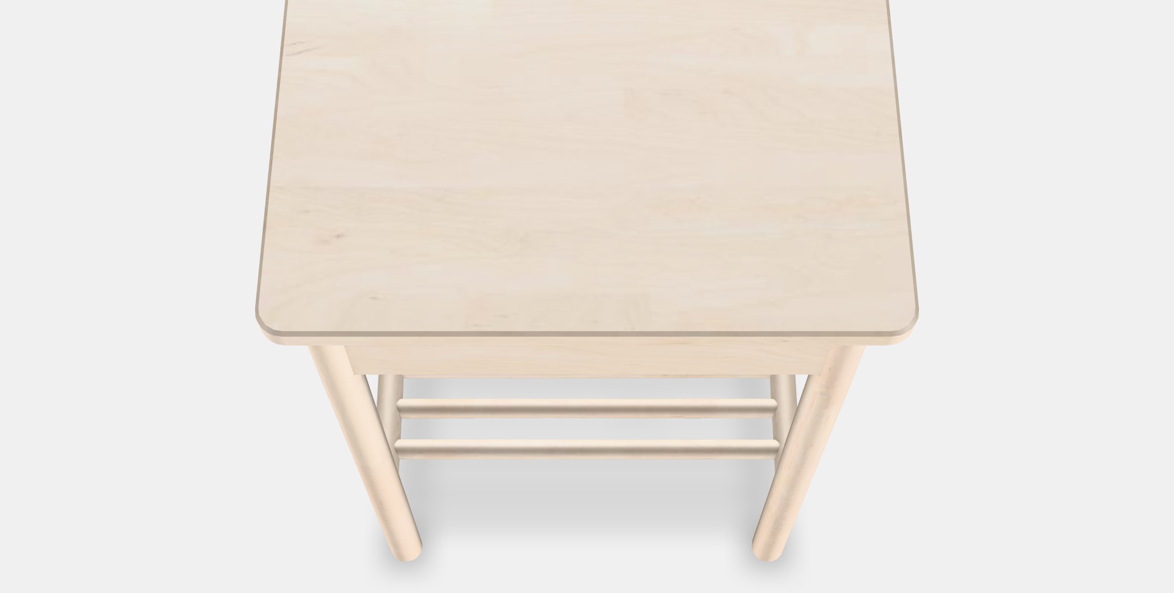 BJORKSNAS Bedside table Low-poly 3D model_5