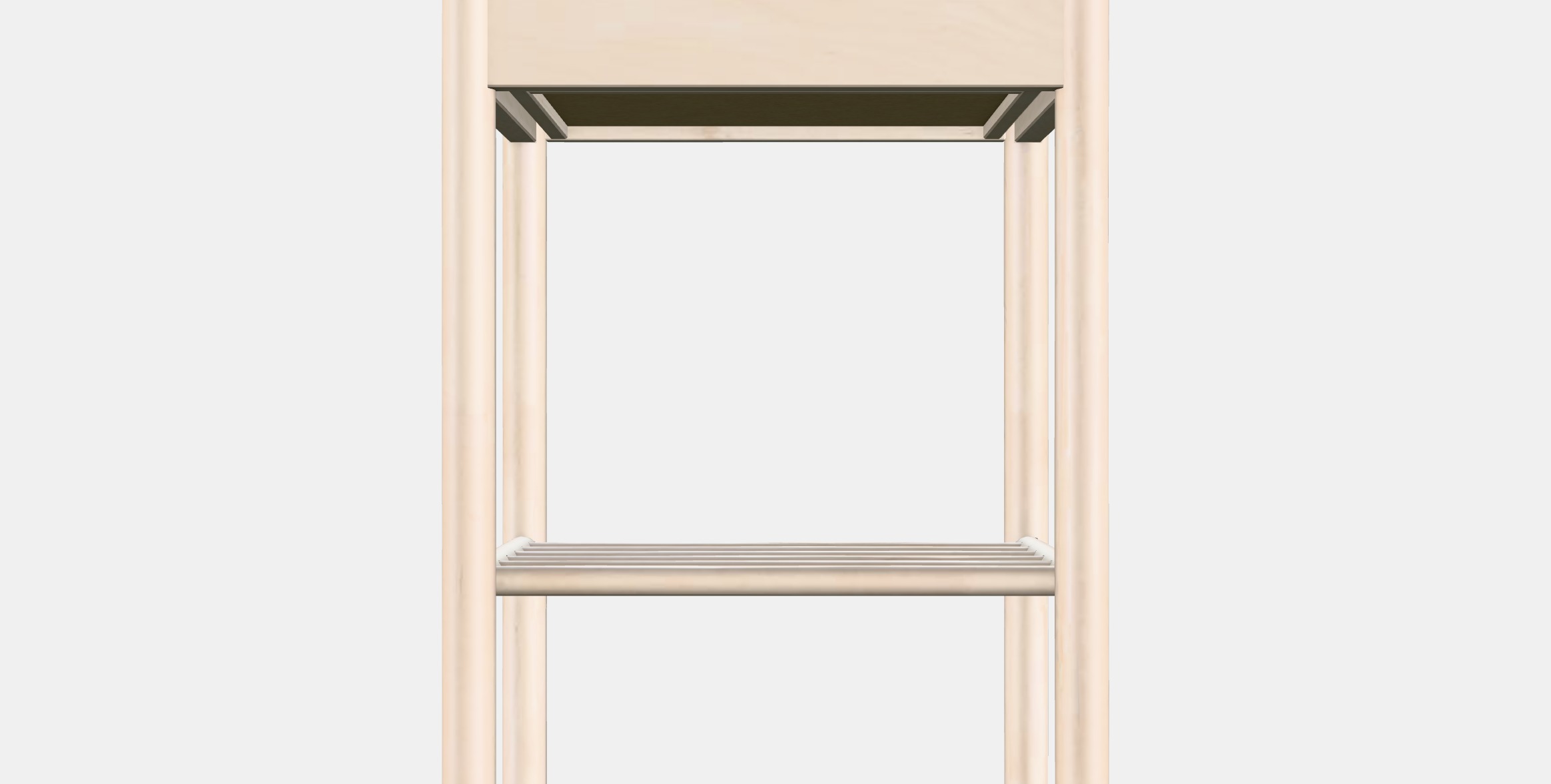 BJORKSNAS Bedside table Low-poly 3D model_15