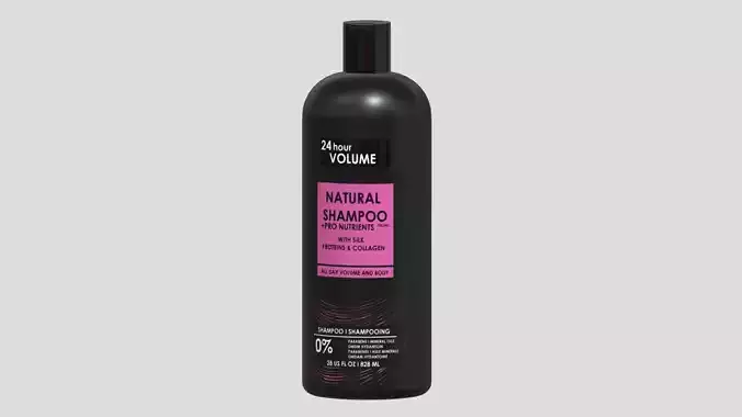 Natural Shampoo Low Poly Low-poly 3D model