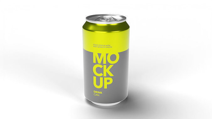 Soda Can 355ml - Lime 3D model 5