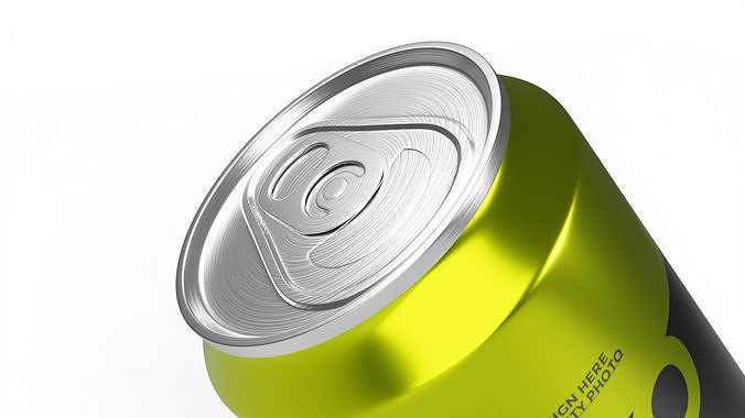 Soda Can 355ml - Lime 3D model 2