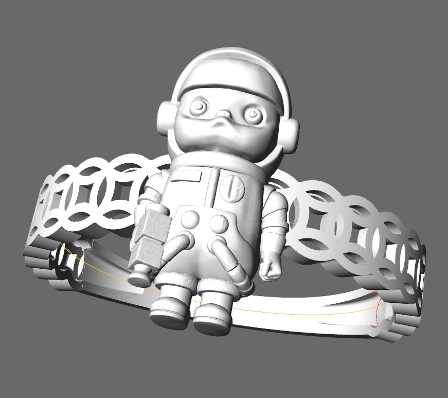  LABUBU COIN RINGS COMBO OF 18 CUTE 3D print model_15