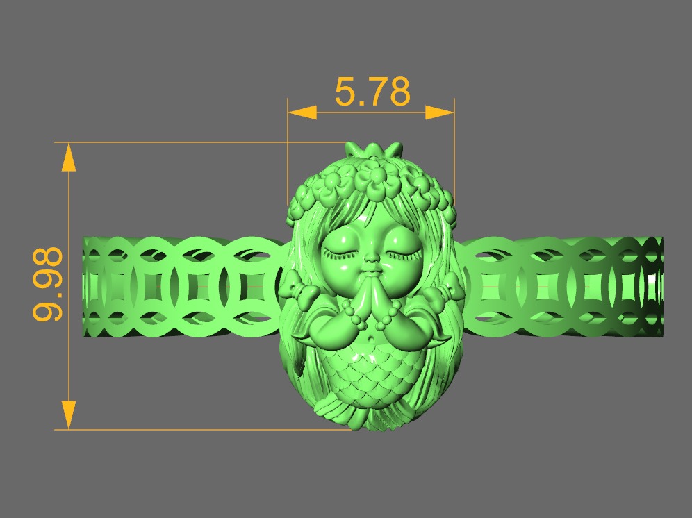  LABUBU COIN RINGS COMBO OF 18 CUTE 3D print model_23