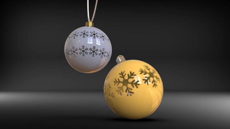 Christmas Ball 3D print model_3