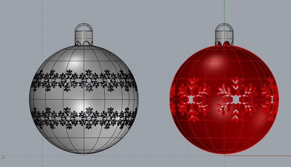Christmas Ball 3D print model_1