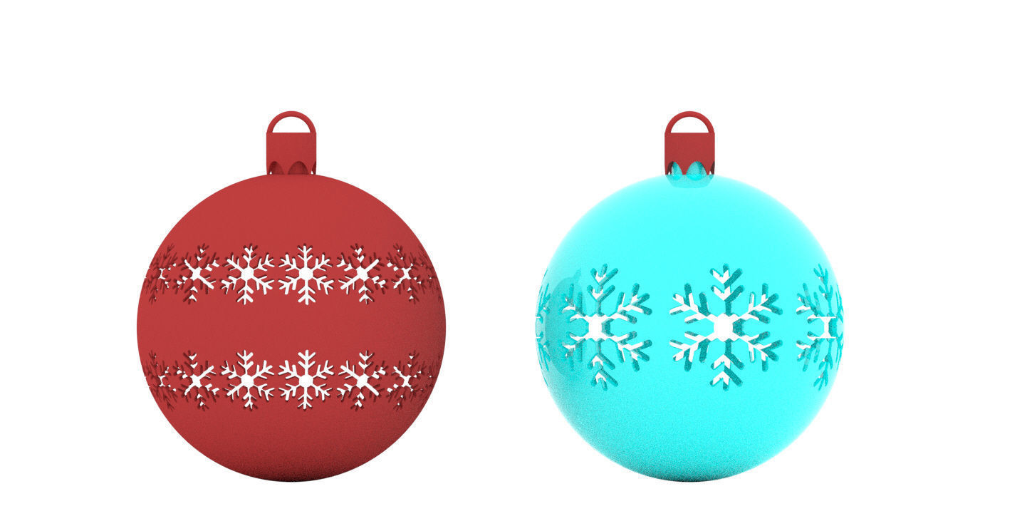 Christmas Ball 3D print model_6