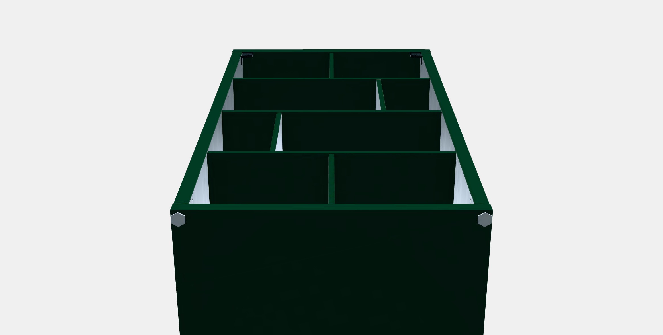 KALLAX Shelving unit 12 Low-poly 3D model_8