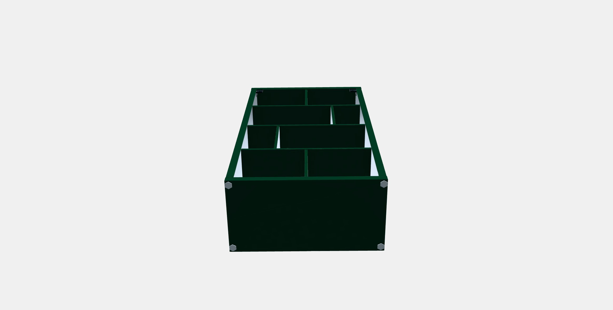 KALLAX Shelving unit 12 Low-poly 3D model_7