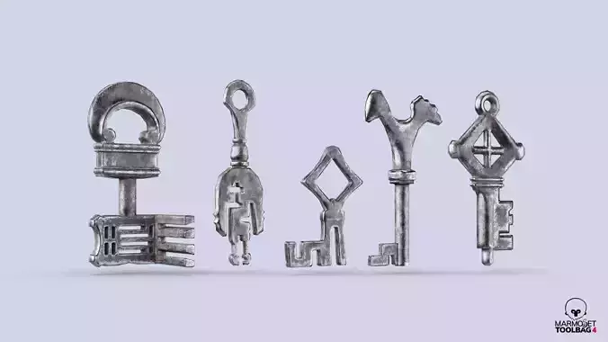 Skeleton keys 5pcs 