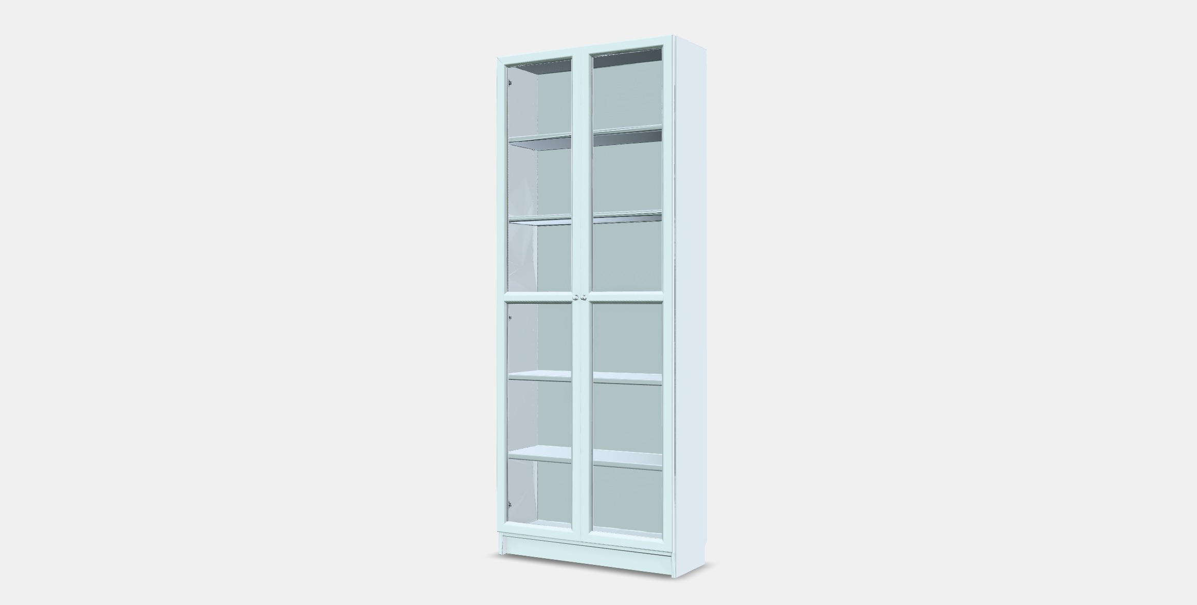 BILLY - OXBERG Bookcase 3 Low-poly 3D model_12