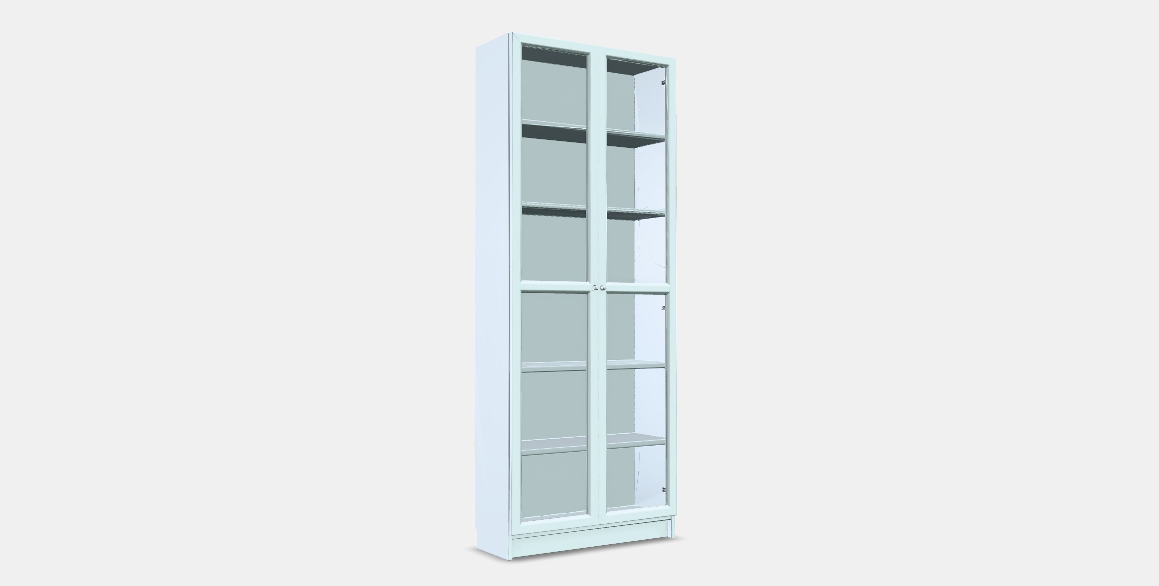 BILLY - OXBERG Bookcase 3 Low-poly 3D model_4