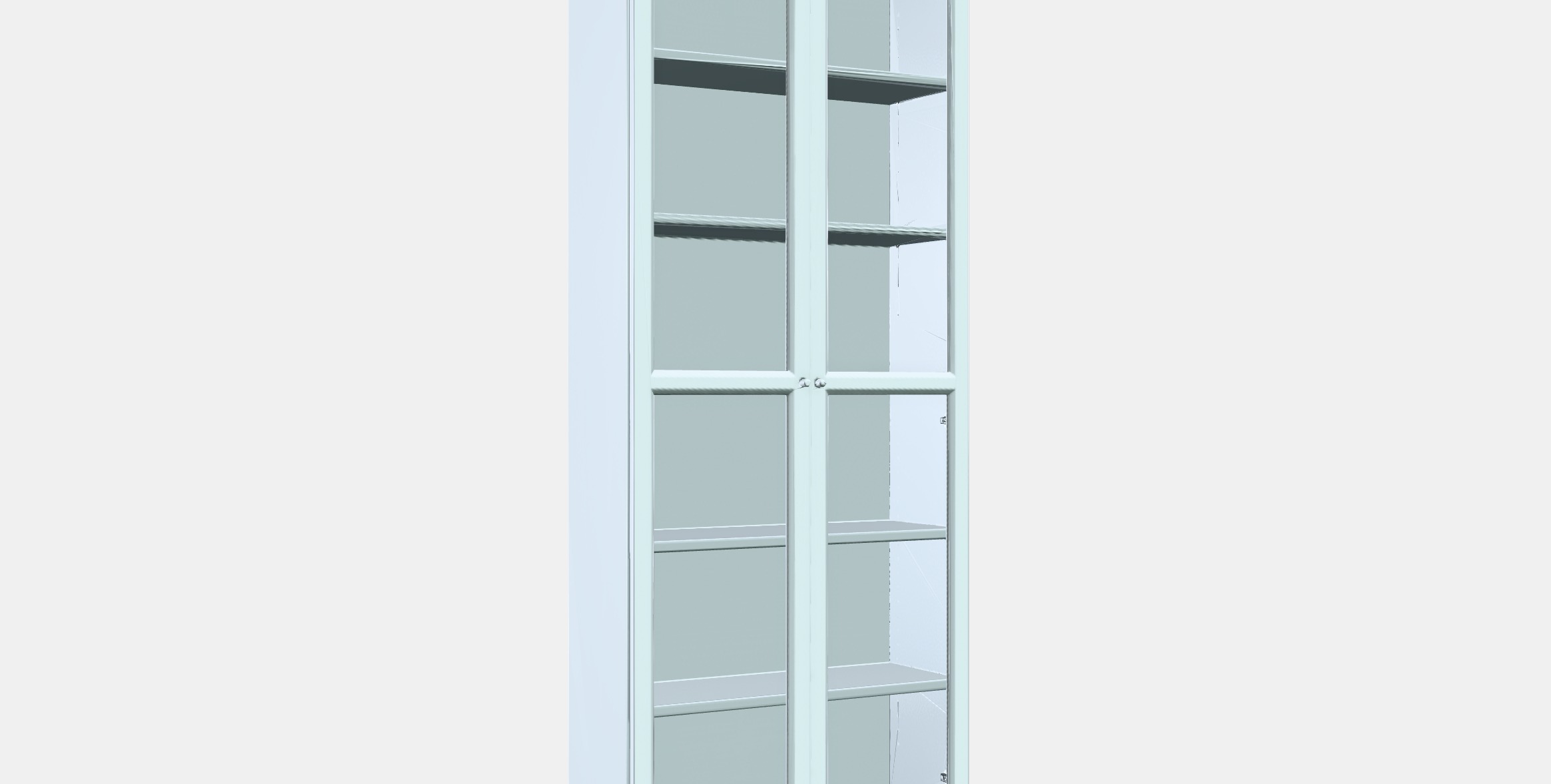 BILLY - OXBERG Bookcase 3 Low-poly 3D model_9