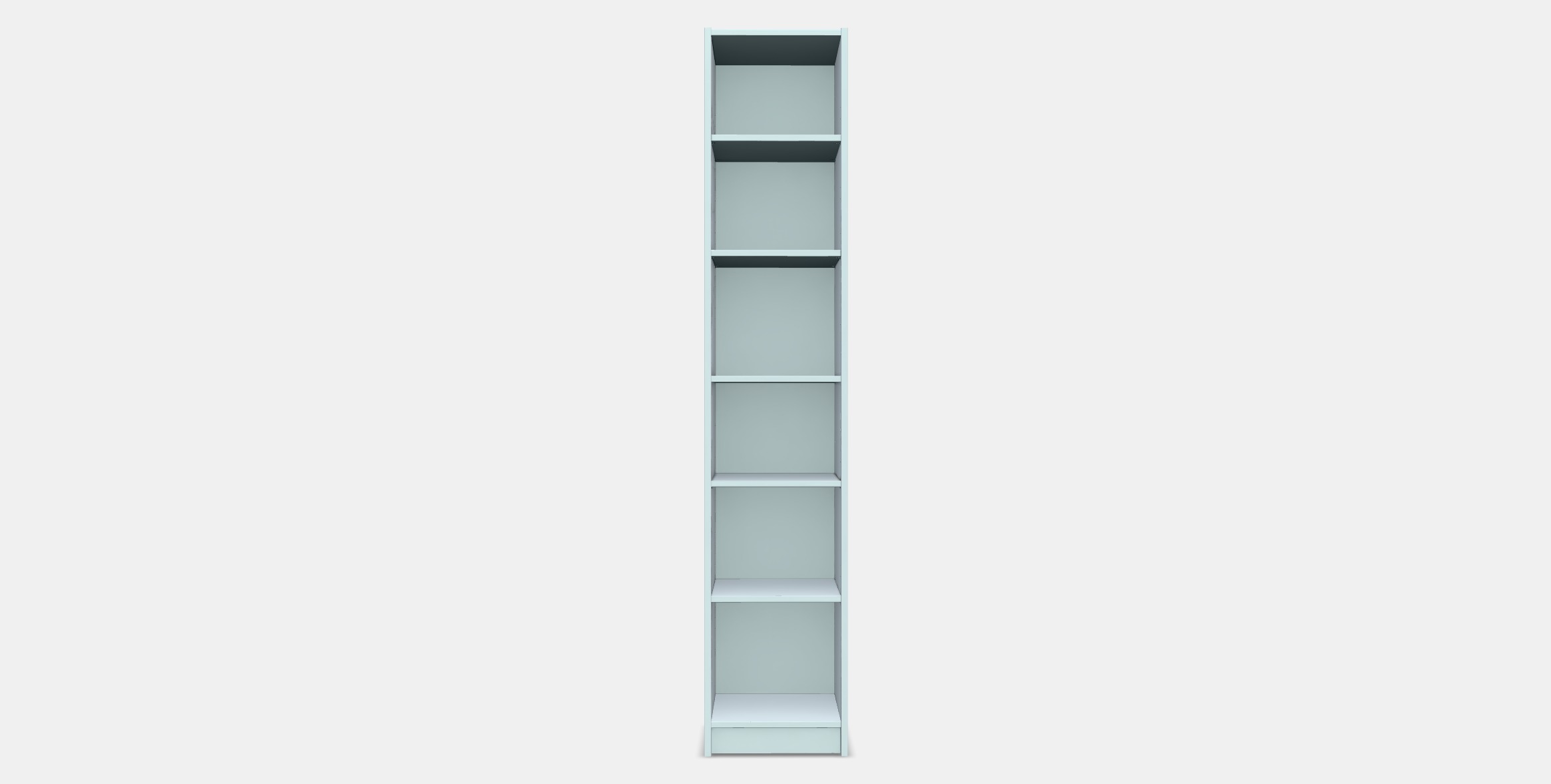 BILLY Bookcase 6 Low-poly 3D model_10