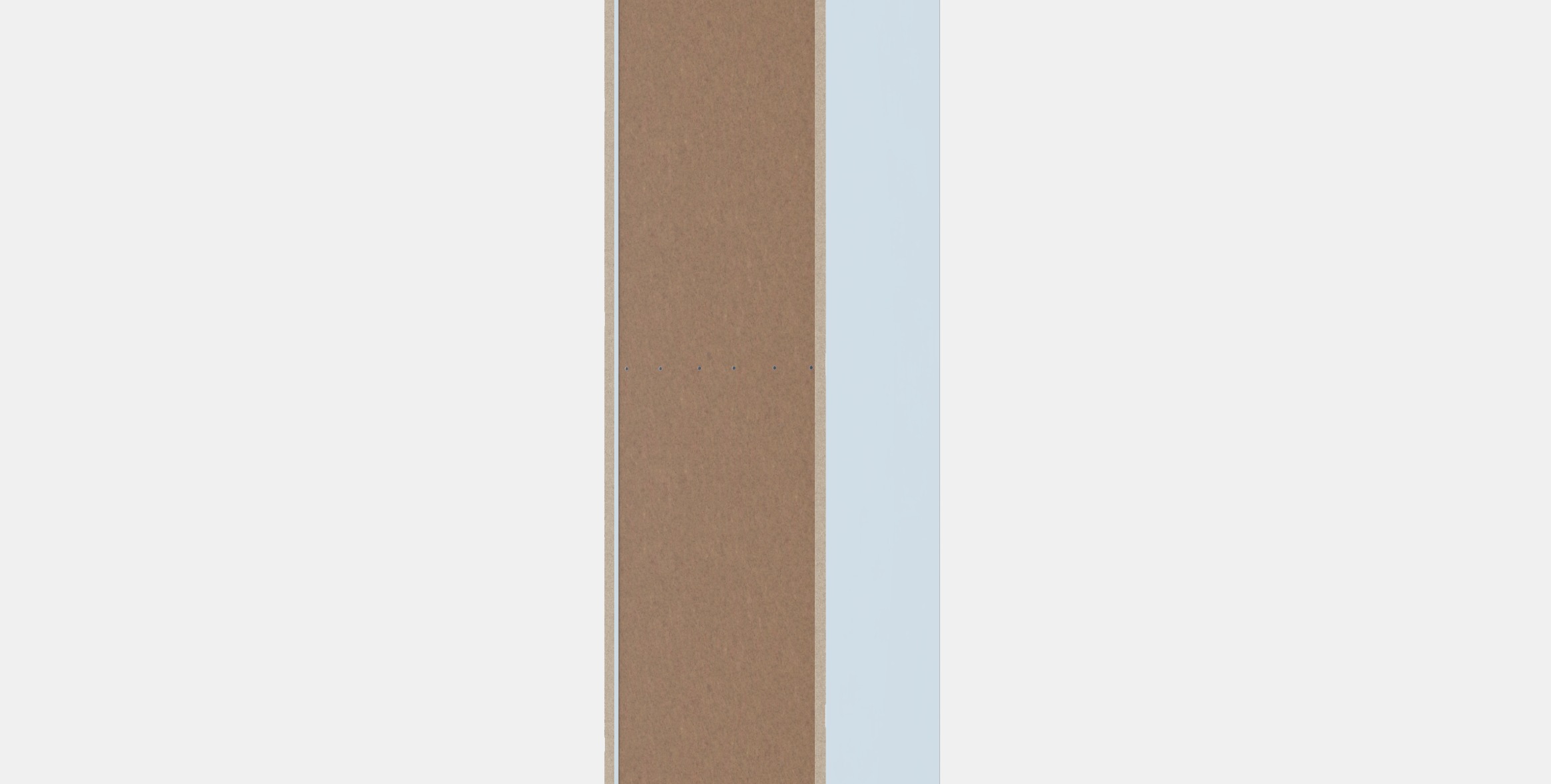 BILLY Bookcase 6 Low-poly 3D model_4