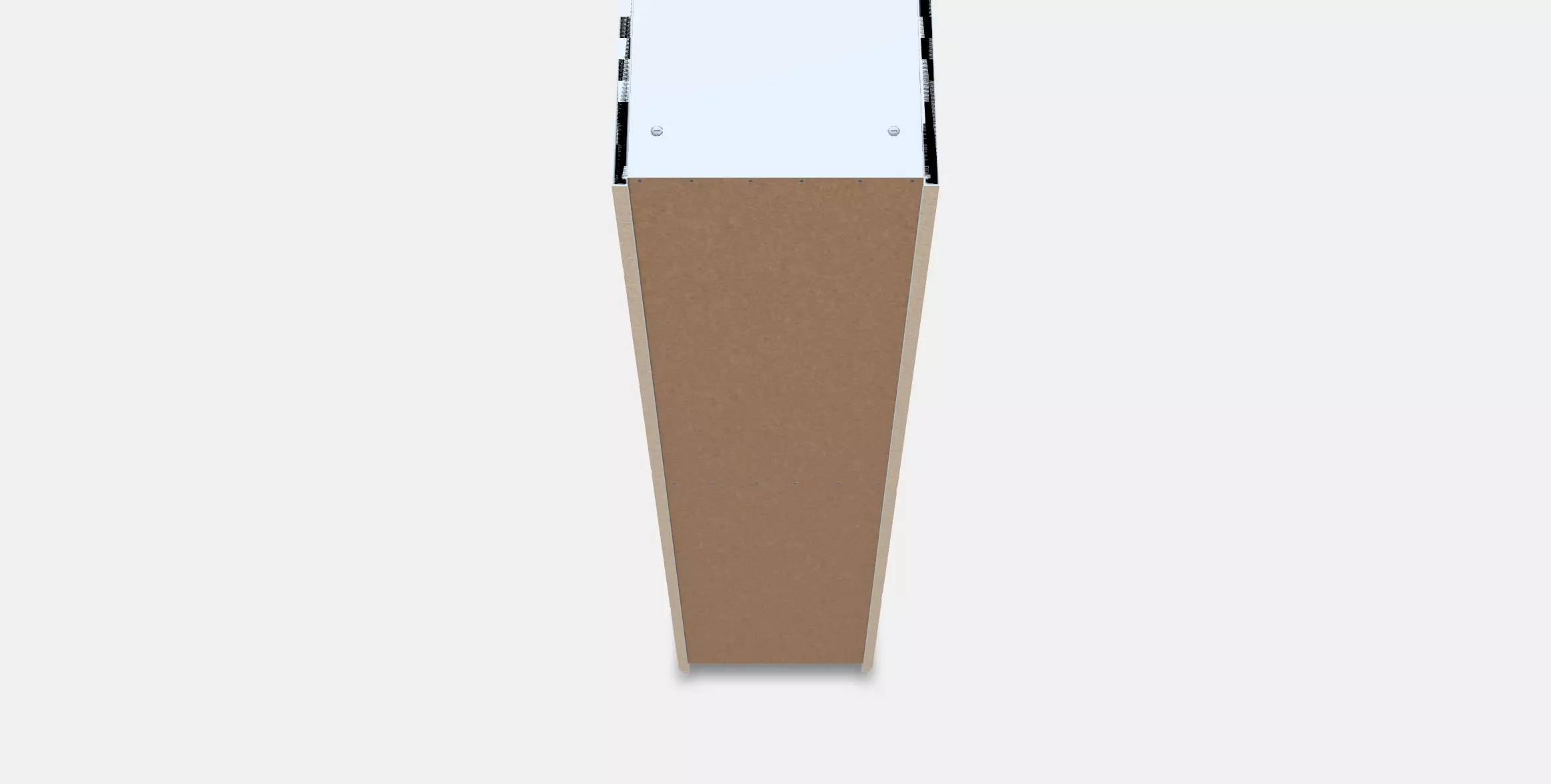 BILLY Bookcase 6 Low-poly 3D model_0