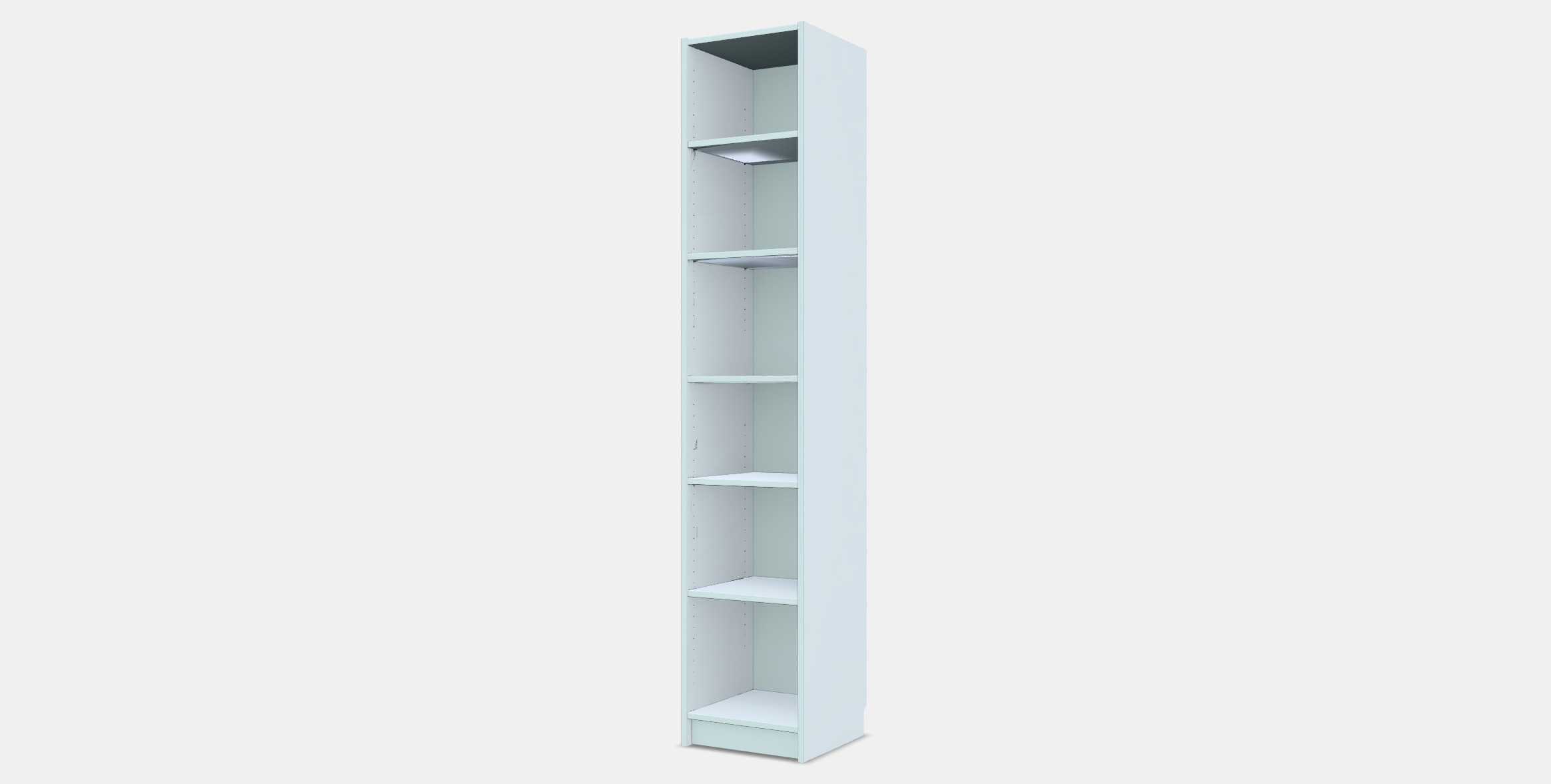 BILLY Bookcase 6 Low-poly 3D model_12