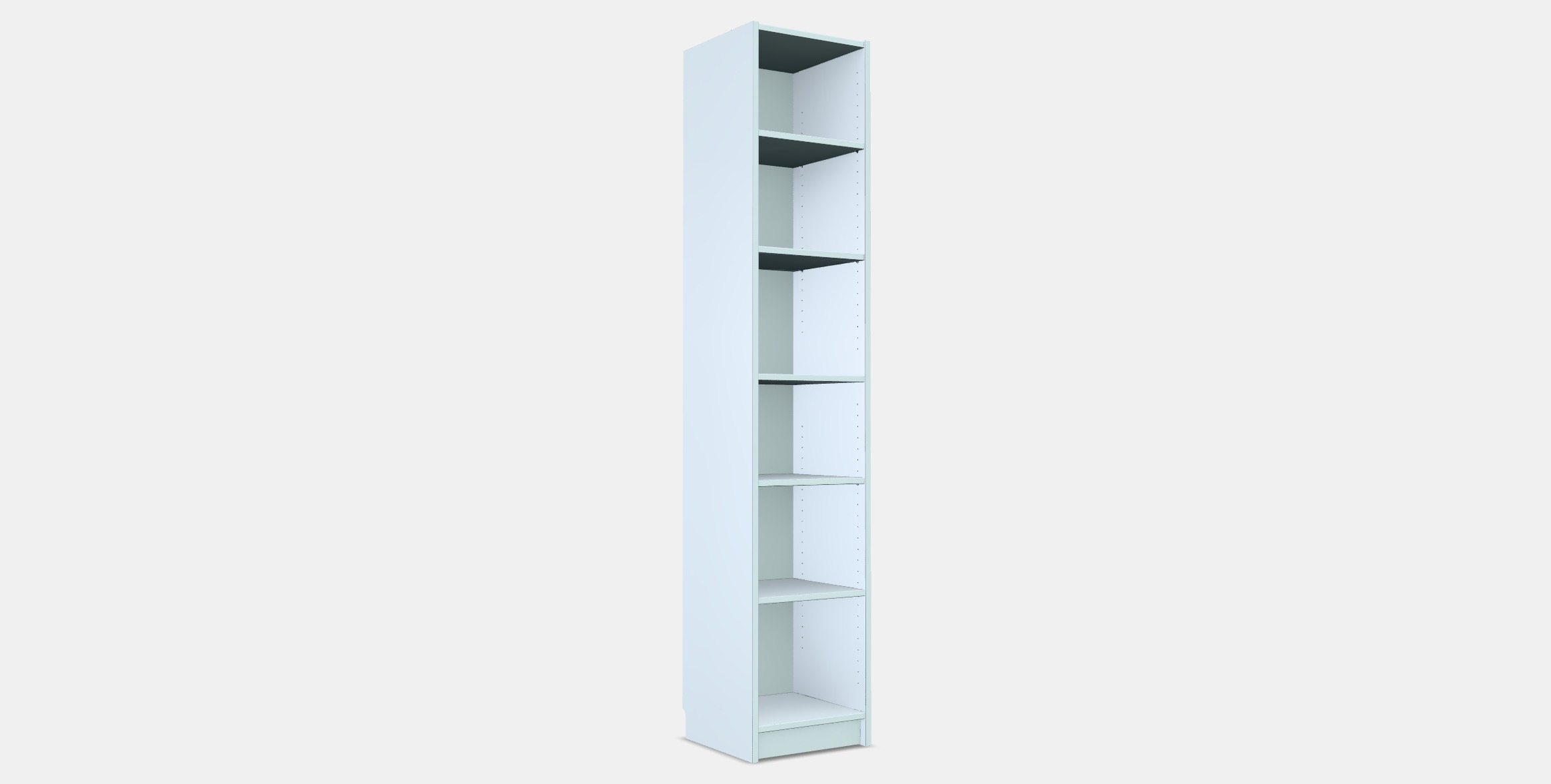BILLY Bookcase 6 Low-poly 3D model_2