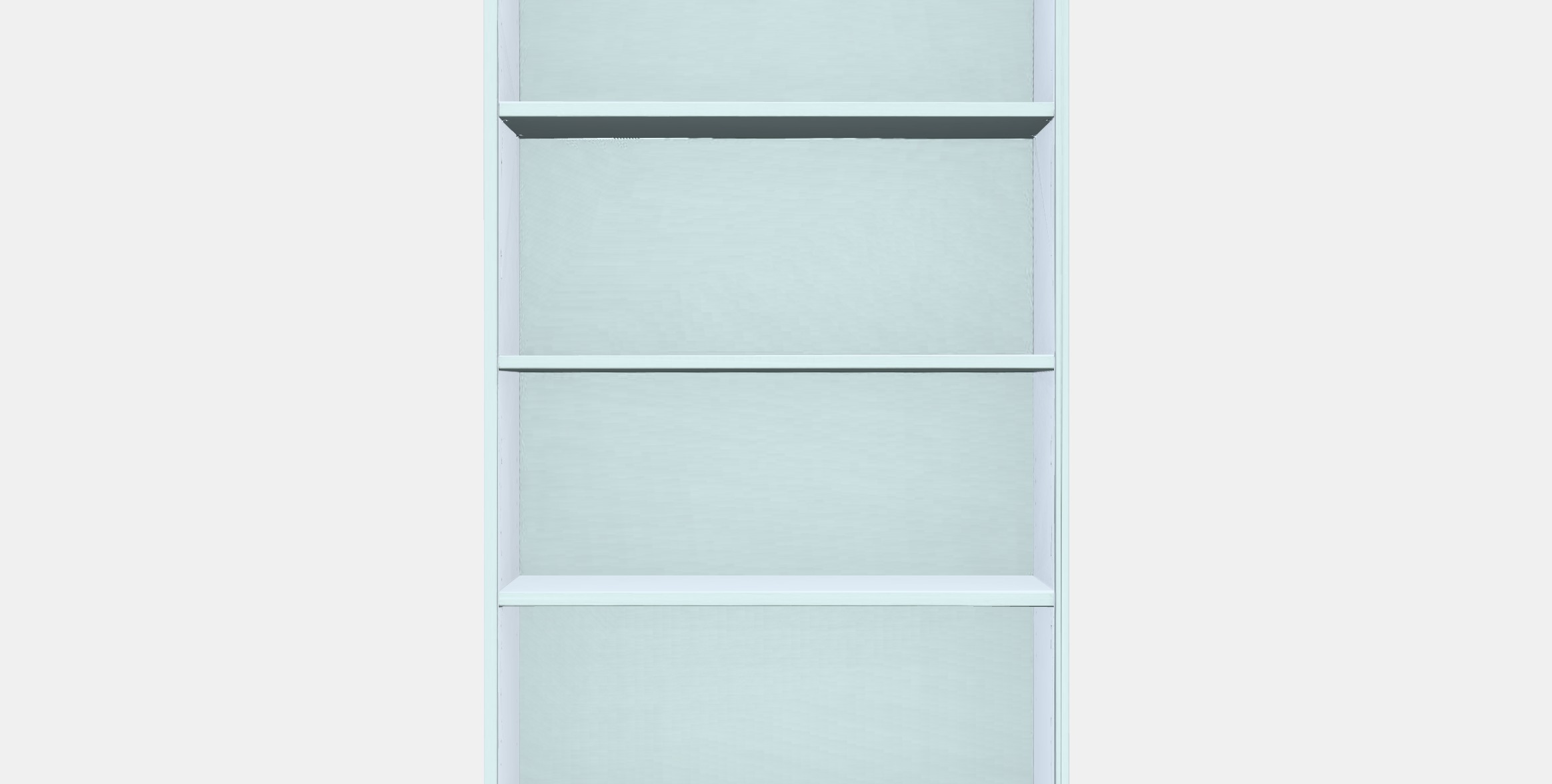 BILLY Bookcase 8 Low-poly 3D model_11