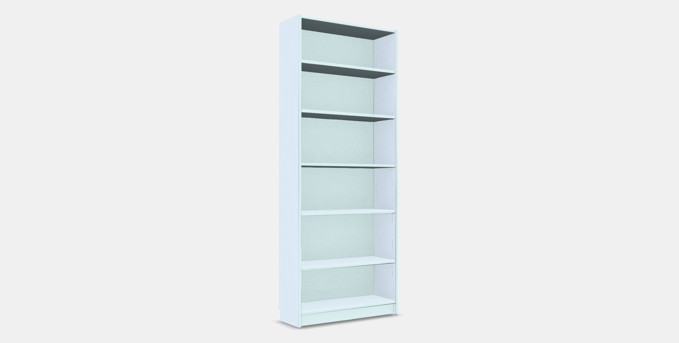 BILLY Bookcase 8 Low-poly 3D model_3