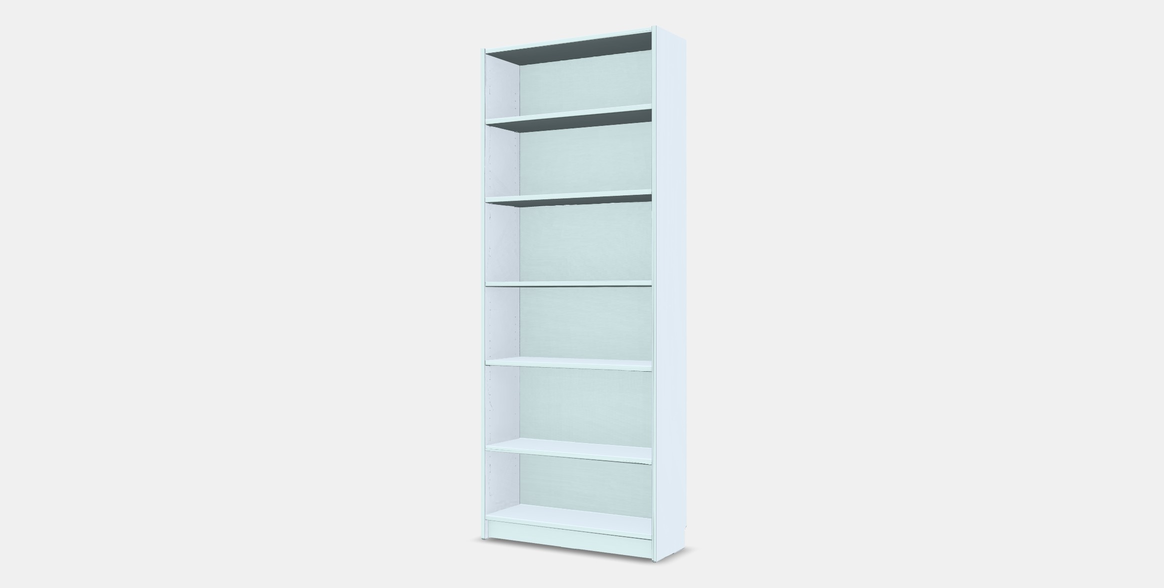 BILLY Bookcase 8 Low-poly 3D model_12