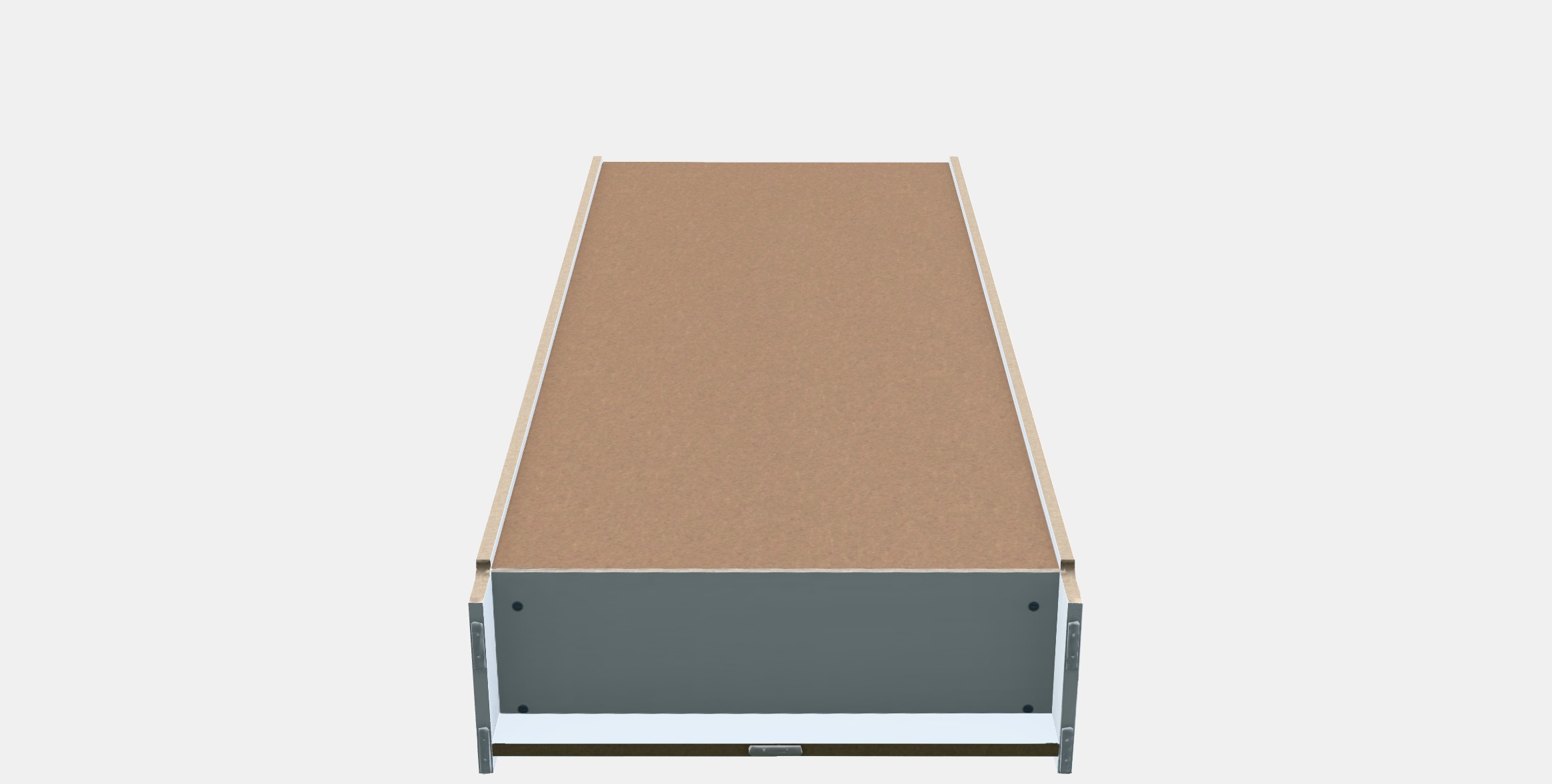 BILLY Bookcase 8 Low-poly 3D model_8